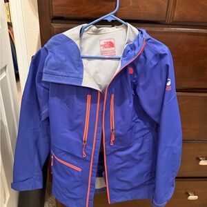 The North Face Gray and Blue Jacket
